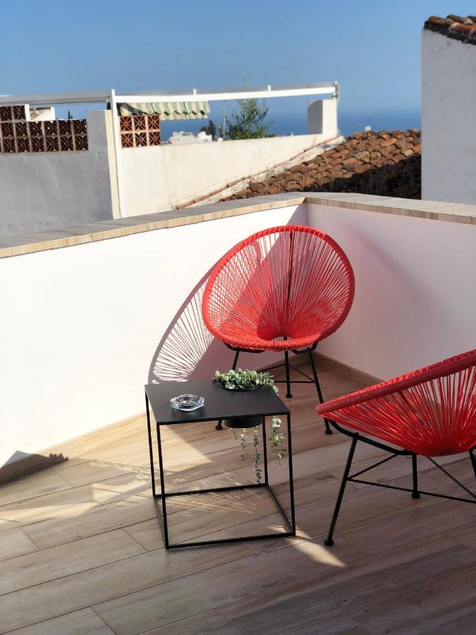 Cerezo's House Terrace&Jacuzzi Villa Frigiliana Exterior foto