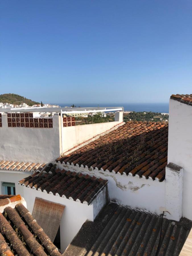 Cerezo's House Terrace&Jacuzzi Villa Frigiliana Exterior foto